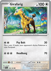 154 Girafarig - Paldea Evolved