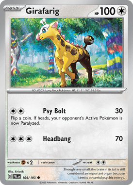 154 Girafarig - Paldea Evolved