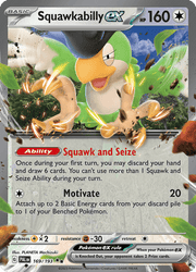 169 Squawkabilly ex - Paldea Evolved
