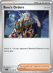 172 Boss's Orders - Paldea Evolved