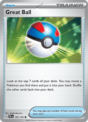 183 Great Ball - Paldea Evolved