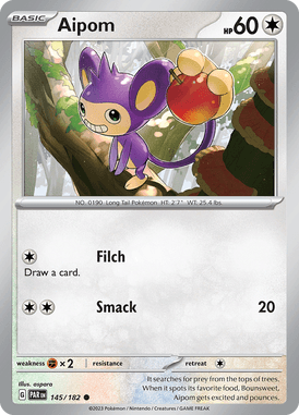 145 Aipom - Paradox Rift