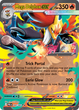 008 Mega Delphox ex – Pitch Black