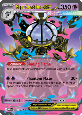 038 Mega Chandelure ex – Pitch Black