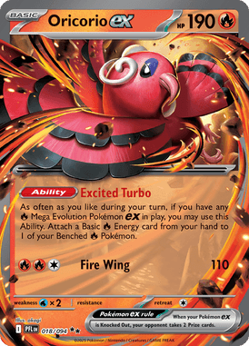 018 Oricorio ex - Phantasmal Flames