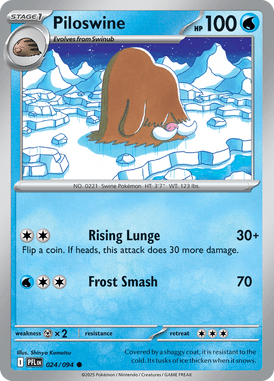 024 Piloswine - Phantasmal Flames