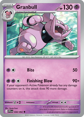 038 Granbull - Phantasmal Flames