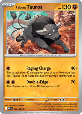 048 Paldean Tauros - Phantasmal Flames