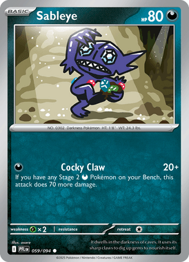 059 Sableye - Phantasmal Flames