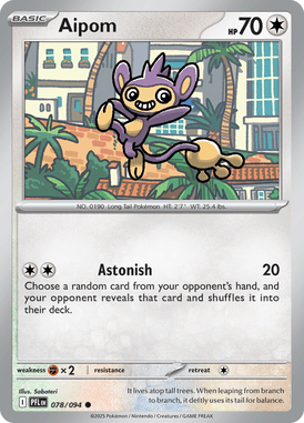 078 Aipom - Phantasmal Flames