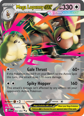 084 Mega Lopunny ex - Phantasmal Flames