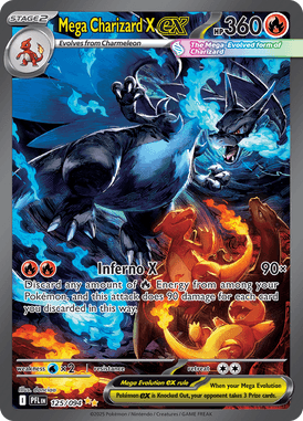 125 Mega Charizard X ex - Phantasmal Flames