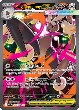 128 Mega Lopunny ex - Phantasmal Flames