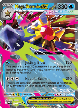 Mega Starmie ex – Perfect Order POR 21