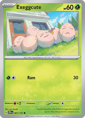 001 Exeggcute - Prismatic Evolutions