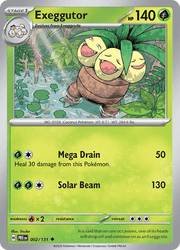 002 Exeggutor - Prismatic Evolutions