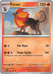 016 Pyroar - Prismatic Evolutions