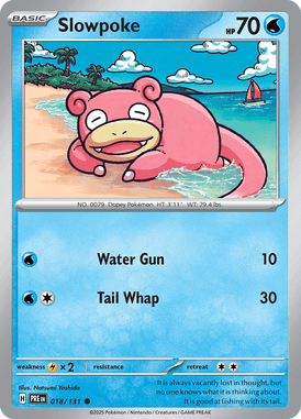018 Slowpoke - Prismatic Evolutions