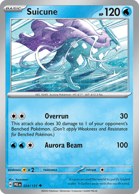 024 Suicune - Prismatic Evolutions