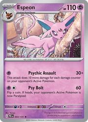 033 Espeon - Prismatic Evolutions