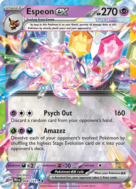 034 Espeon ex - Prismatic Evolutions