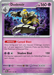 037 Dusknoir - Prismatic Evolutions
