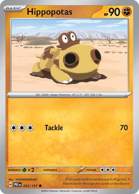 052 Hippopotas - Prismatic Evolutions