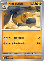 053 Hippowdon - Prismatic Evolutions