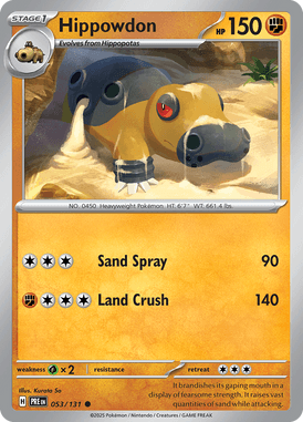 053 Hippowdon - Prismatic Evolutions