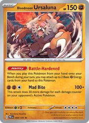054 Bloodmoon Ursaluna - Prismatic Evolutions