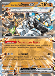 058 Cornerstone Mask Ogerpon ex - Prismatic Evolutions