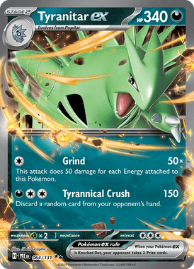 064 Tyranitar ex - Prismatic Evolutions