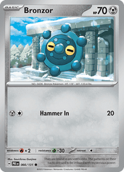 066 Bronzor - Prismatic Evolutions