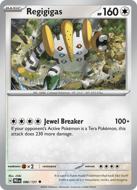 086 Regigigas - Prismatic Evolutions