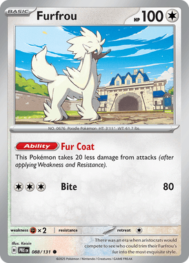 088 Furfrou - Prismatic Evolutions