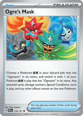 118 Ogre's Mask - Prismatic Evolutions