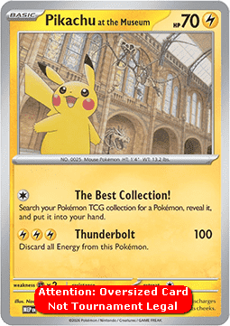 Pikachu at the Museum - MEP Black Star Promos (Sealed)