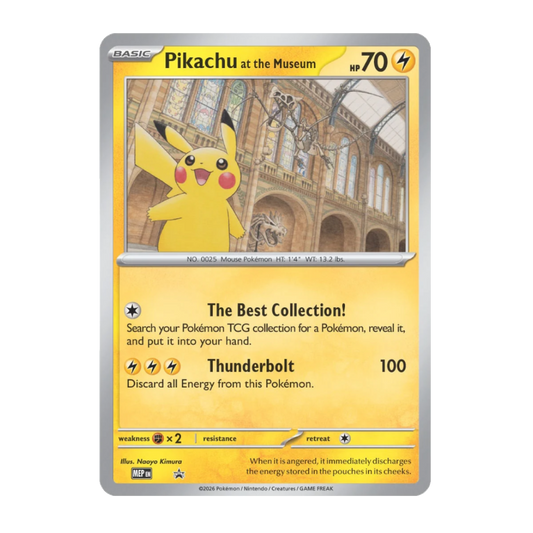 Pikachu at the Museum - MEP Black Star Promos (Sealed)