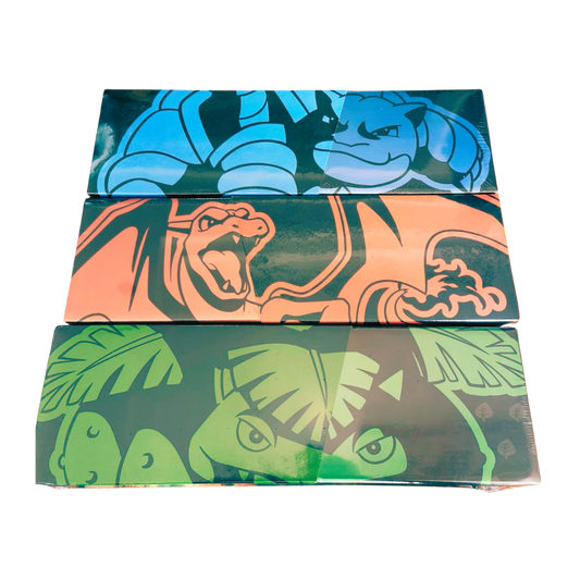 Pokemon Chinese 25th Anniversary Charizard - Blastoise - Venusaur Reinforced Boxes