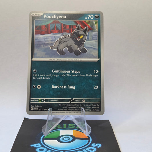 Poochyena #113 - Twilight Masquerade Front