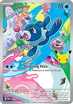 Popplio – Mega Evolution Promo Card MEP 45