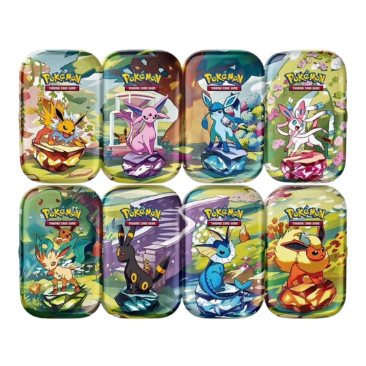 Prismatic Evolutions Mini Tins