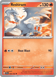 022 Reshiram - Stellar Crown
