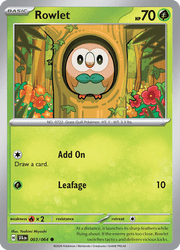 003 Rowlet - Shrouded Fable