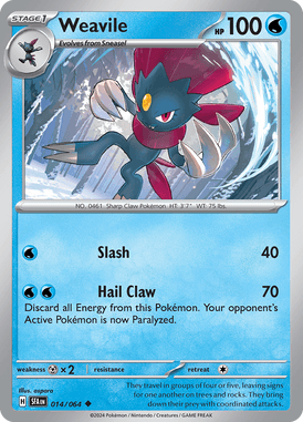 014 Weavile - Shrouded Fable