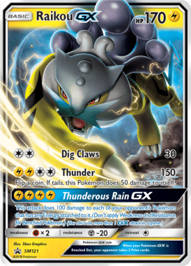 Raikou-GX – Sun & Moon Promo Card SMP 121