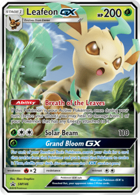 Leafeon-GX – Sun & Moon Promo Card SMP 146