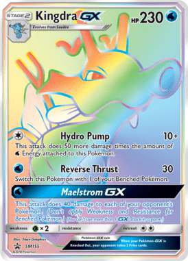 Kingdra-GX – Sun & Moon Promo Card SMP 155