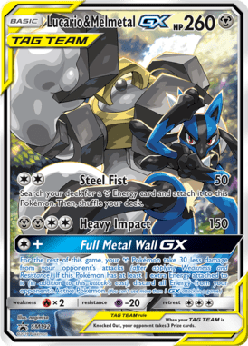 Lucario & Melmetal-GX – Sun & Moon Promo Card SMP 192