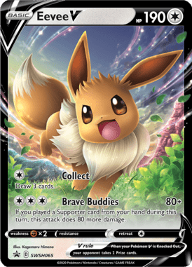 065 Eevee V - Sword & Shield Promo Cards